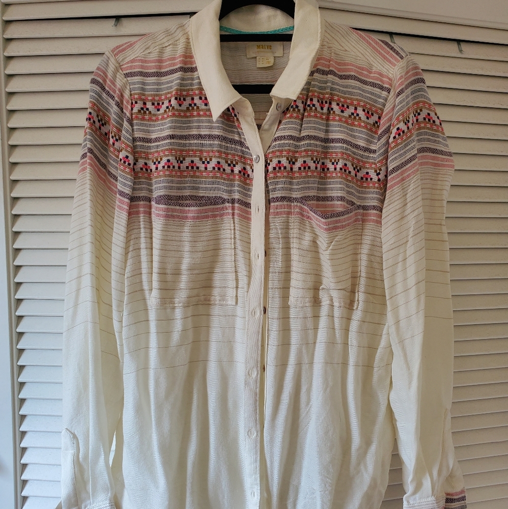 Stitch Detail Button-down